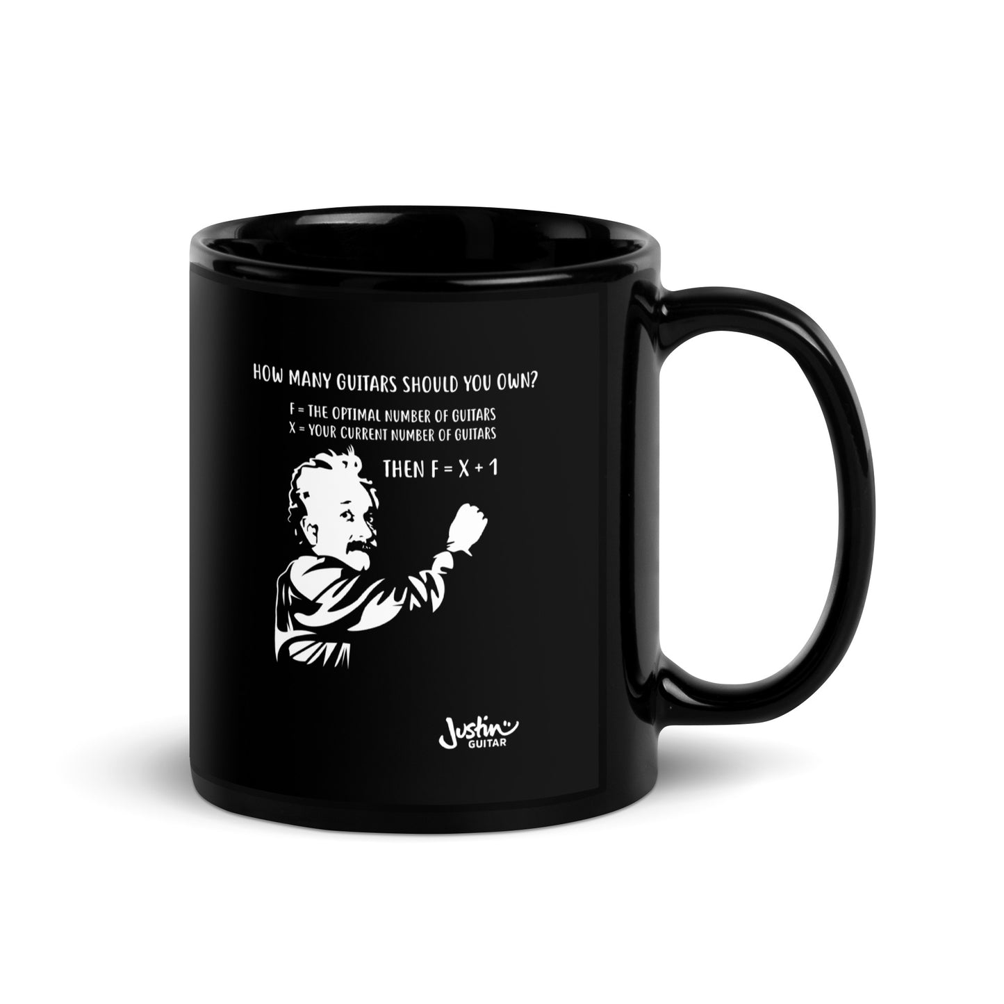Einstein Guitar Equation | Black Mug