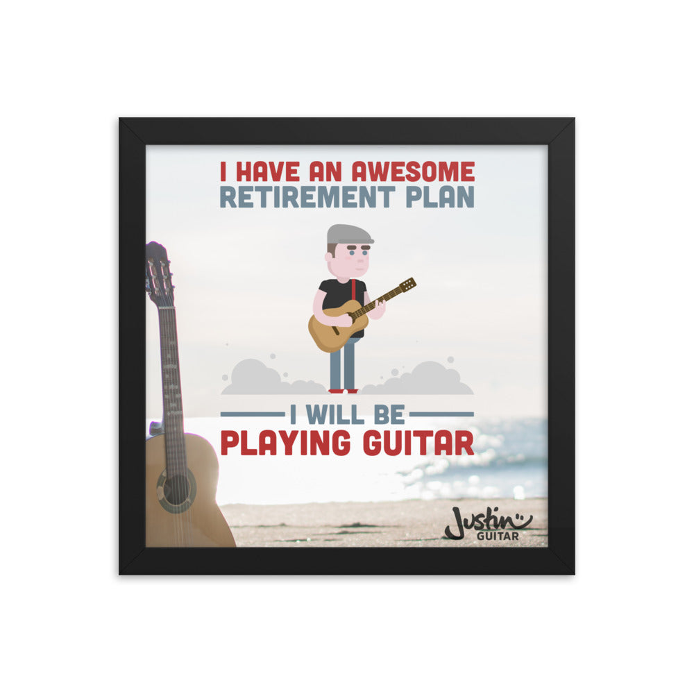 Retirement Plan | Framed poster
