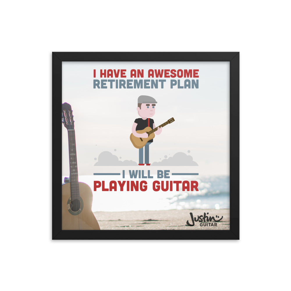 Retirement Plan | Framed poster