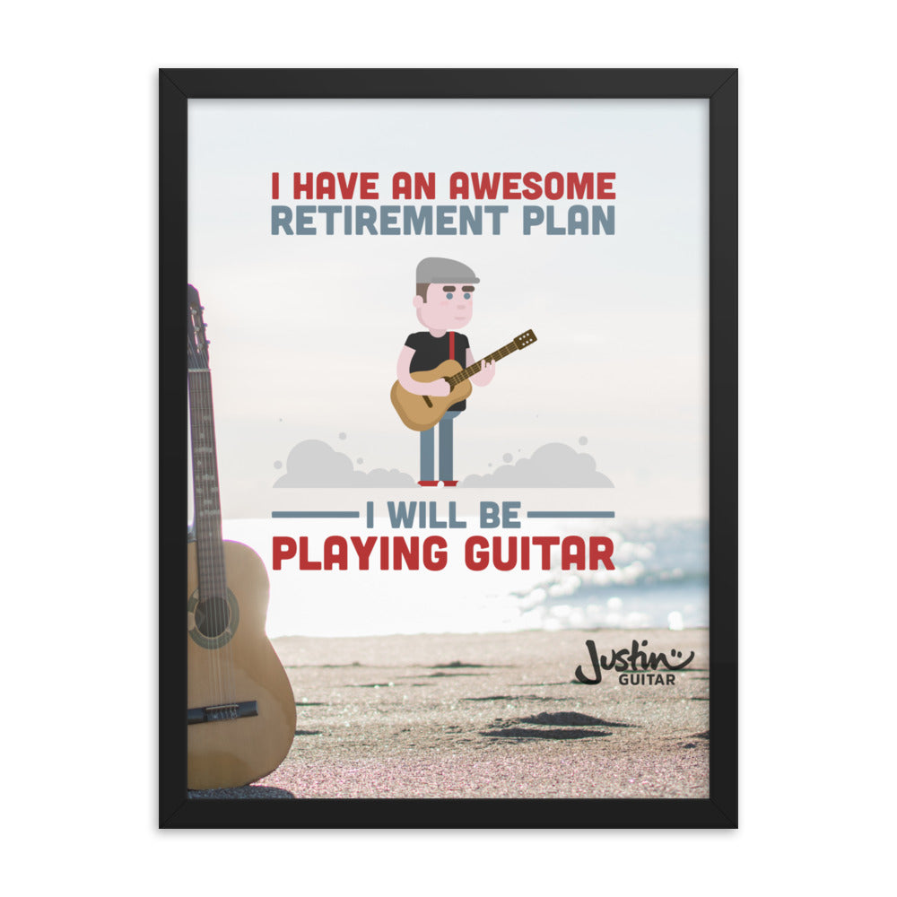Retirement Plan | Framed poster
