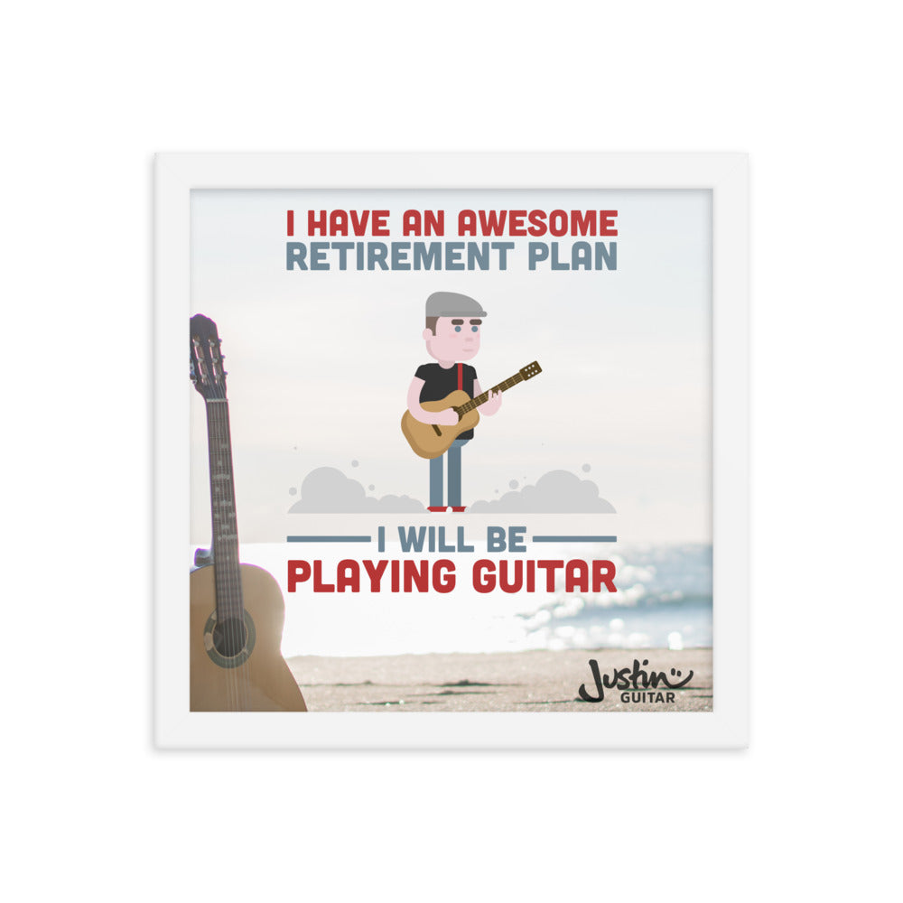 Retirement Plan | Framed poster