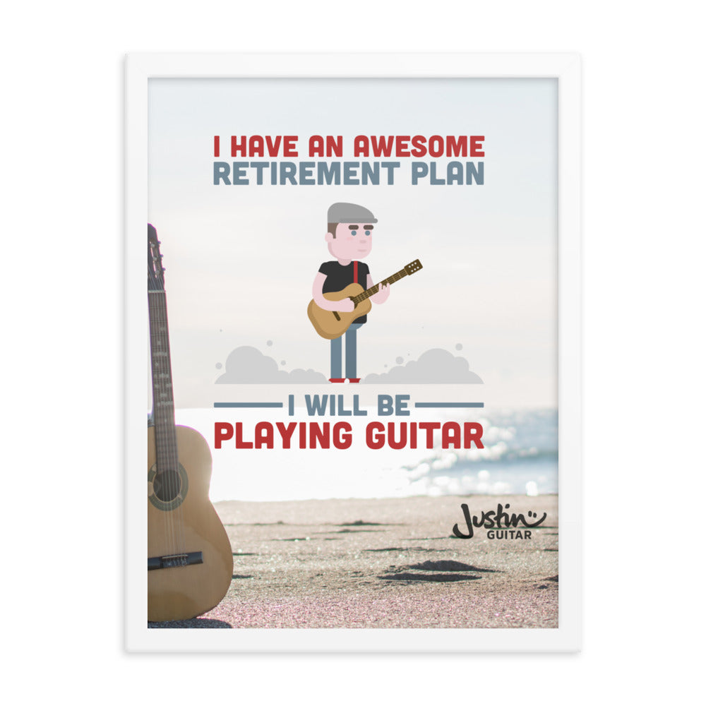 Retirement Plan | Framed poster