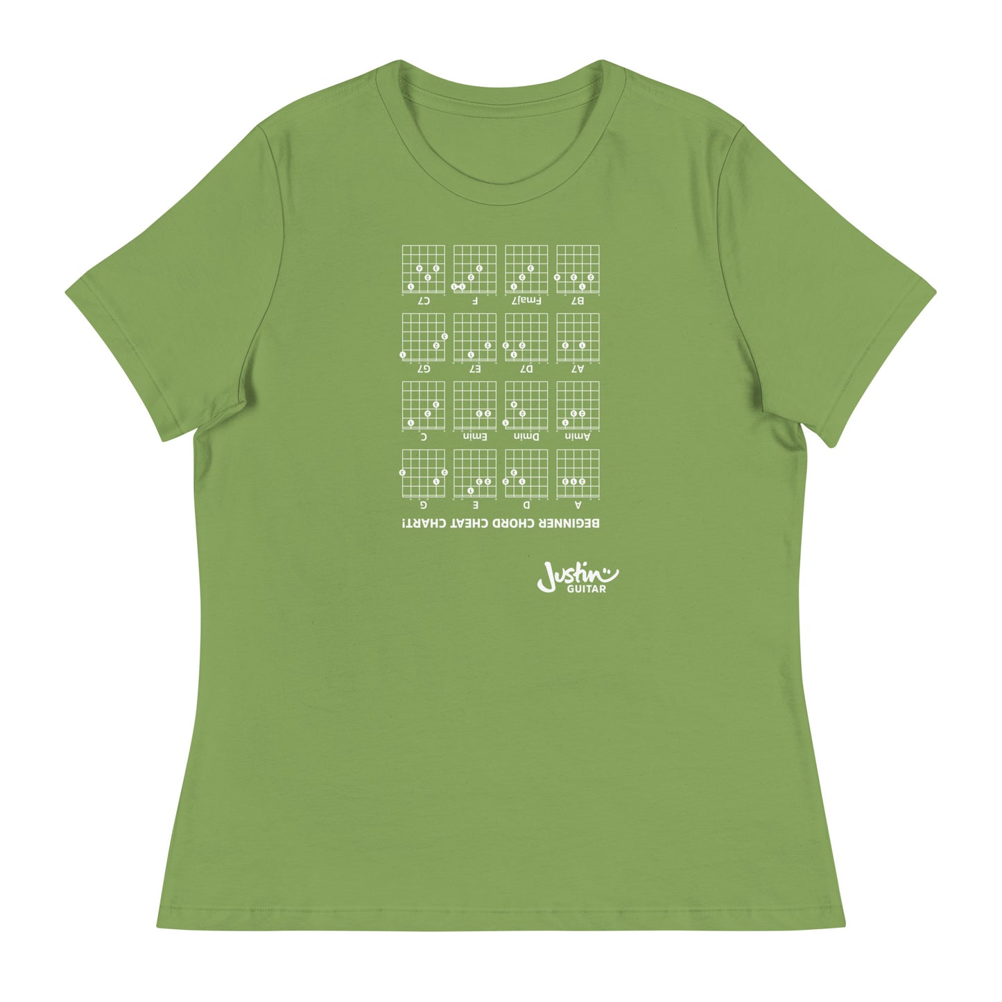 Guitar Cheat Chords for Beginners  | Women's Relaxed T-Shirt