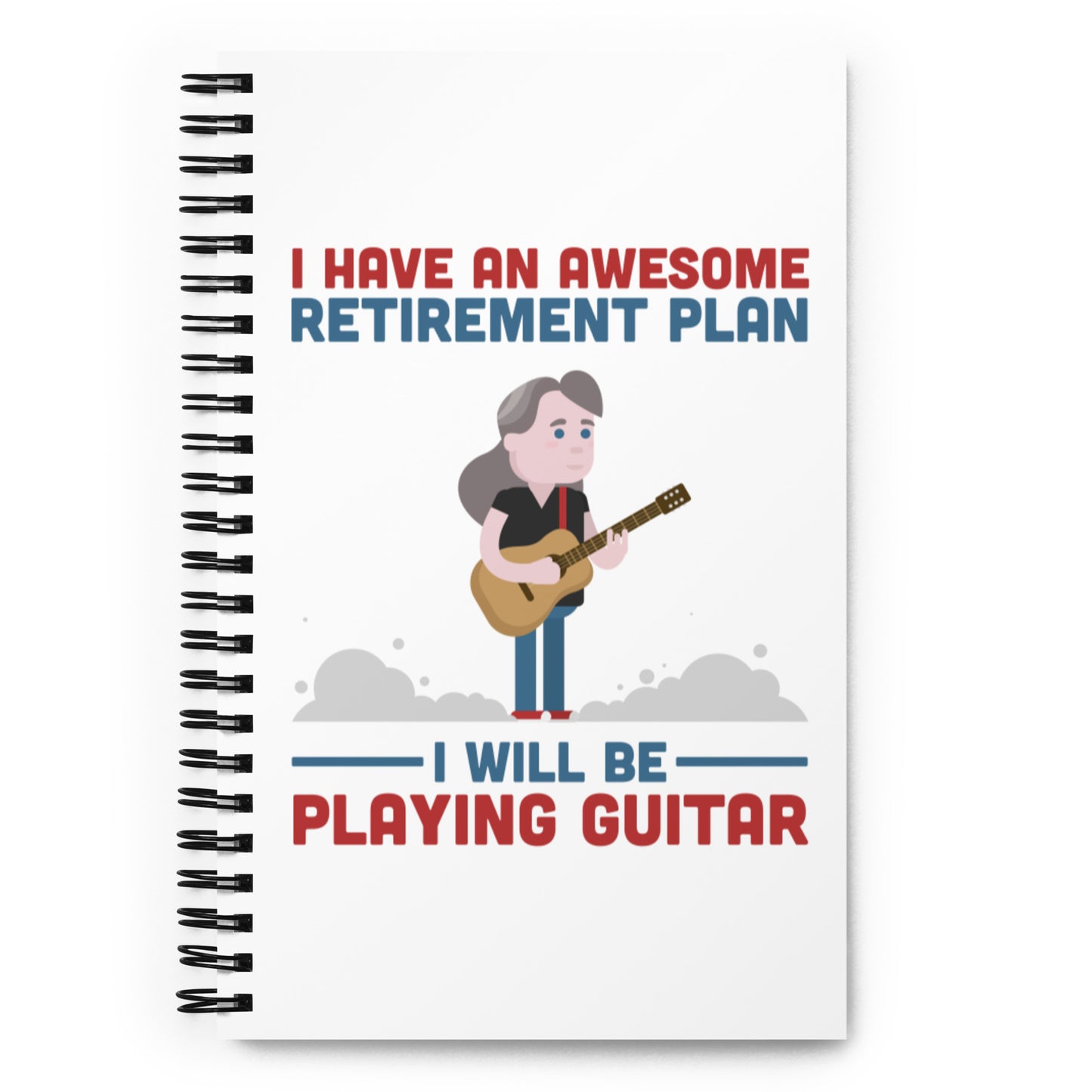 Women's Retirement Plan Spiral Notebook