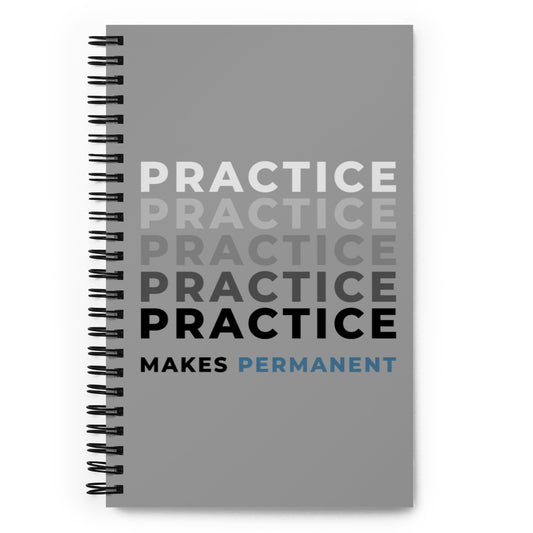 Practice Makes Permanent Guitar Notebook
