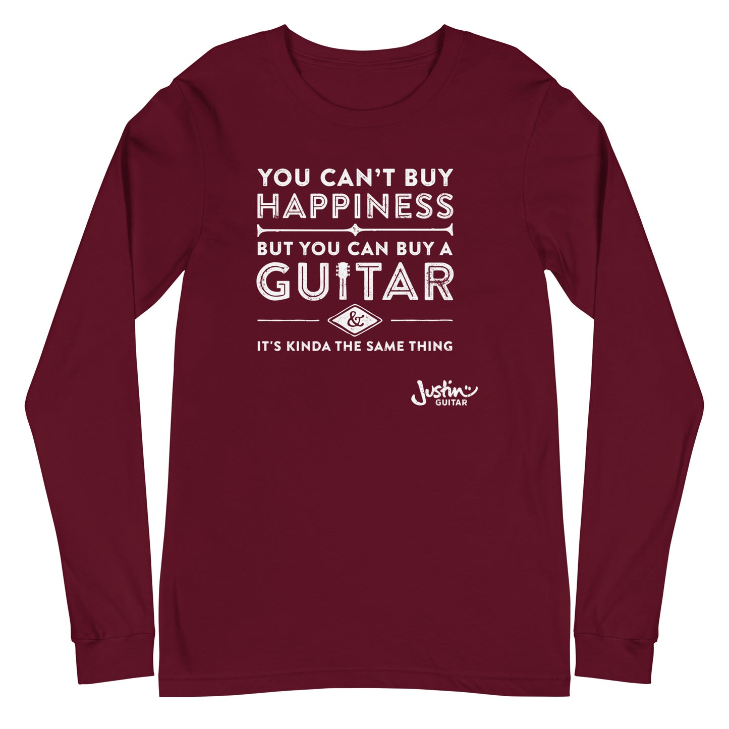 Happiness is Guitars | Unisex Long Sleeve T-Shirt