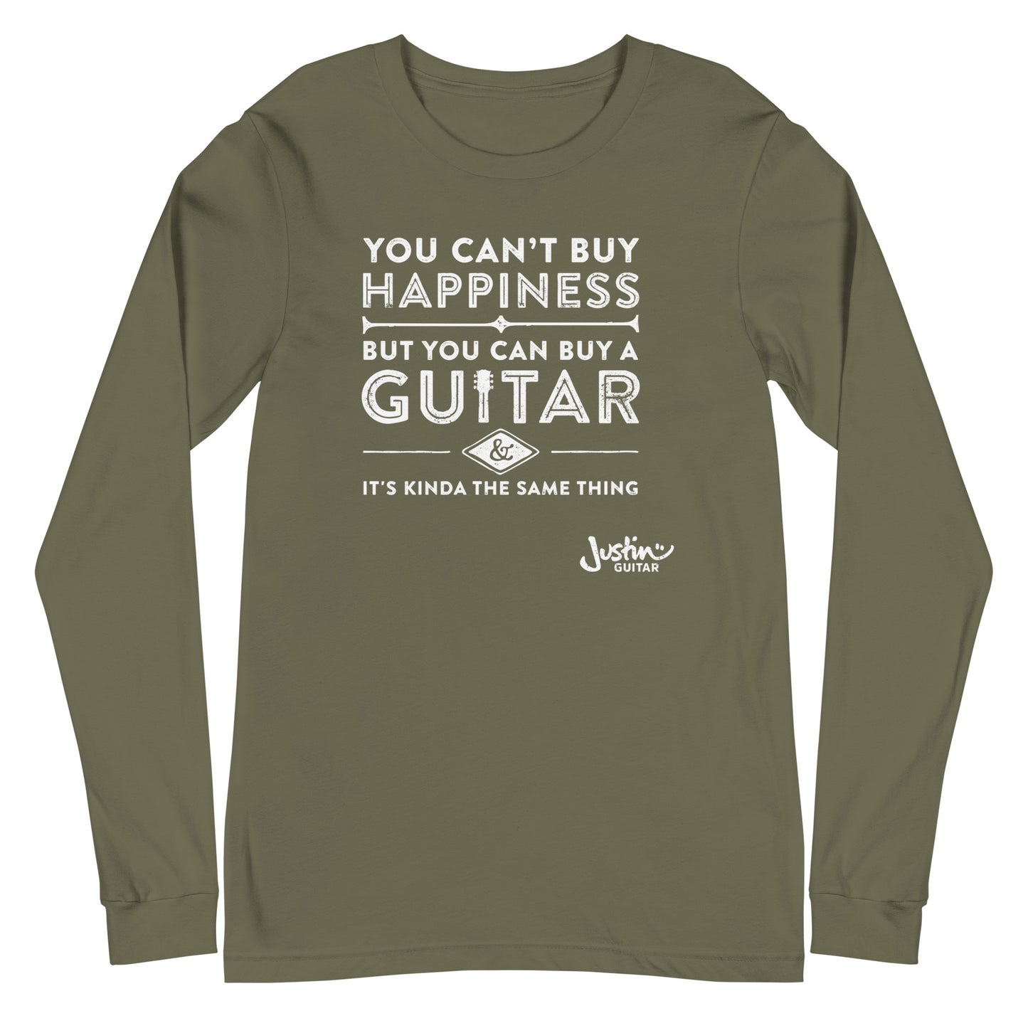Happiness is Guitars | Unisex Long Sleeve T-Shirt