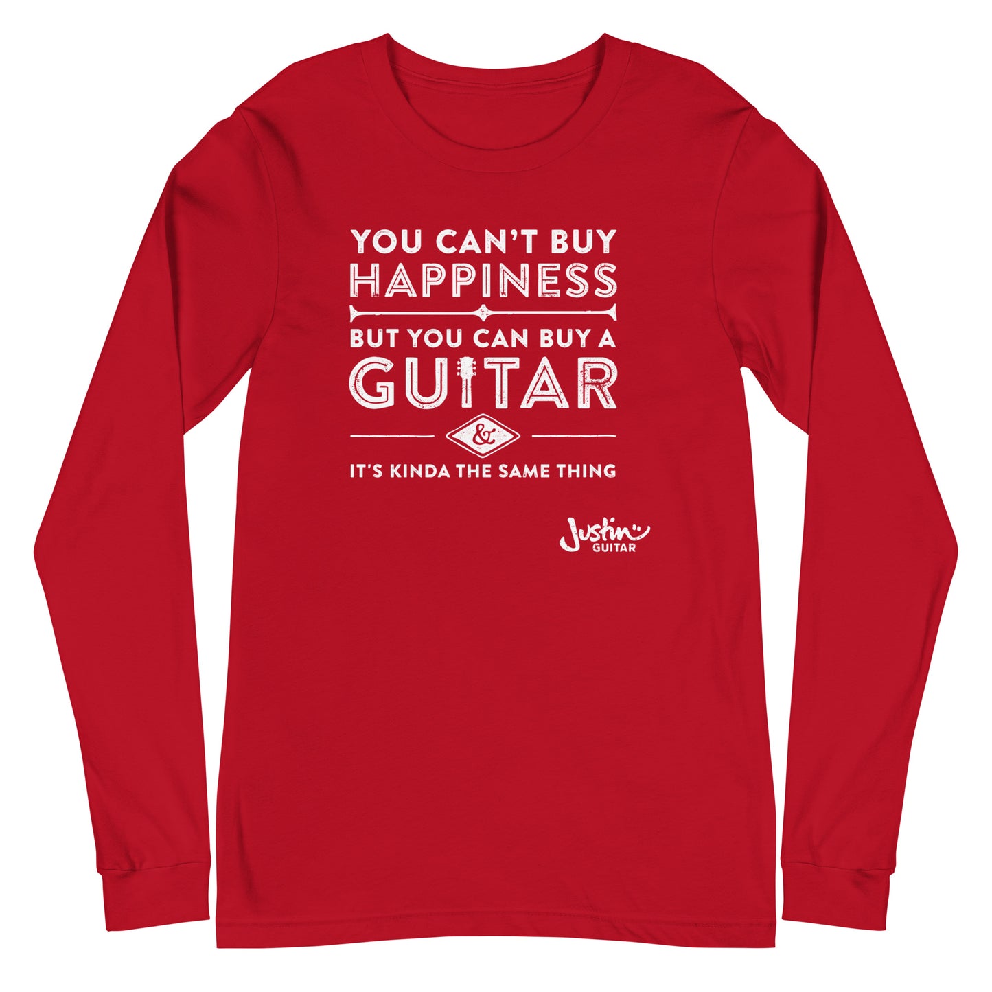 Happiness is Guitars | Unisex Long Sleeve T-Shirt