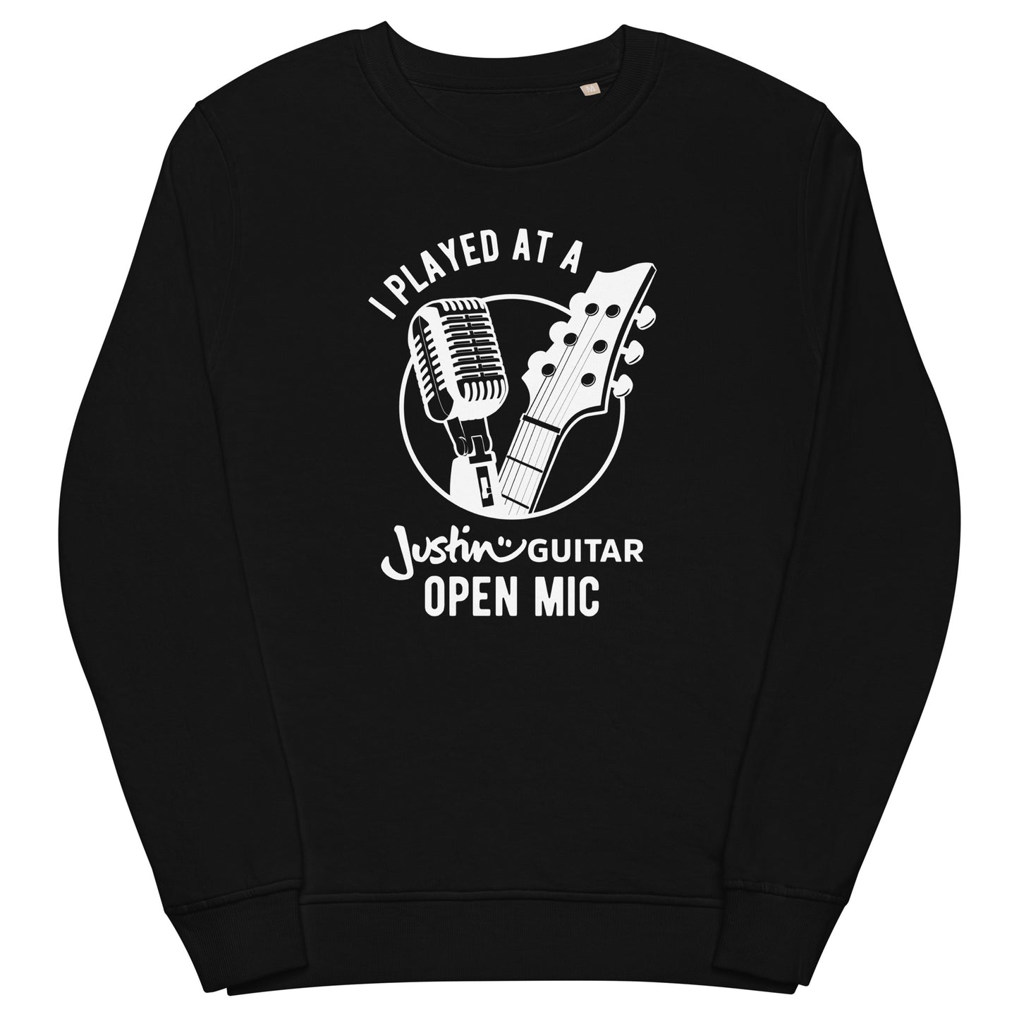 JustinGuitar Open Mic - Performers | Unisex Organic Sweatshirt