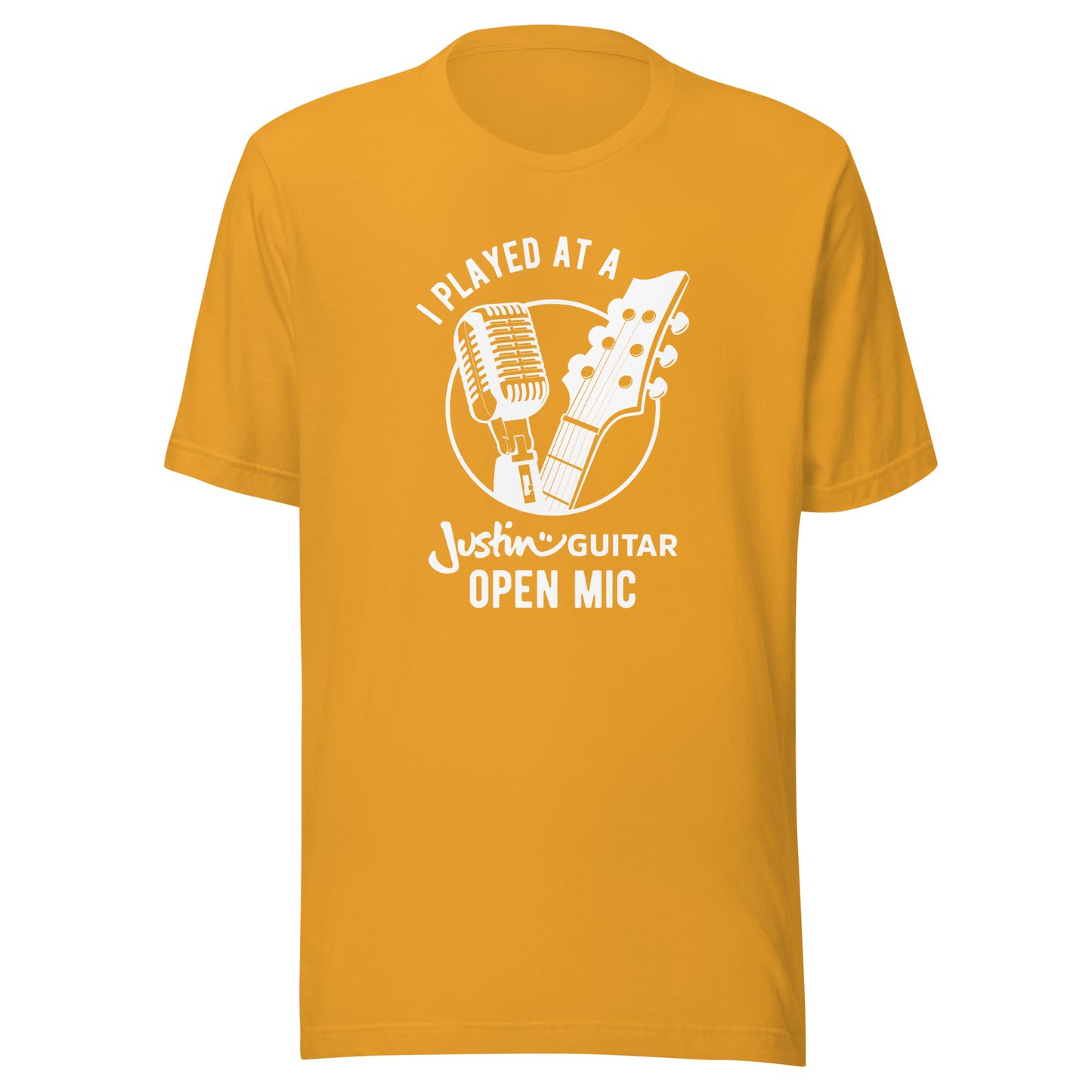 JustinGuitar Open Mic - Performers | Unisex T-shirt