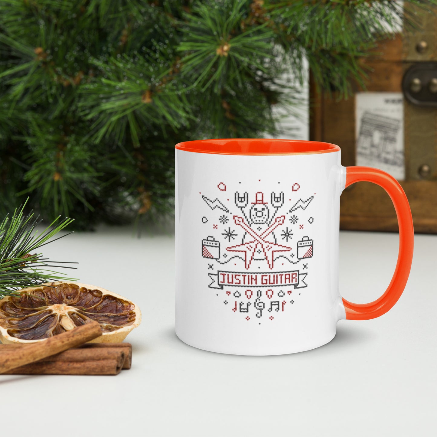 Holiday Collection Guitar Mug