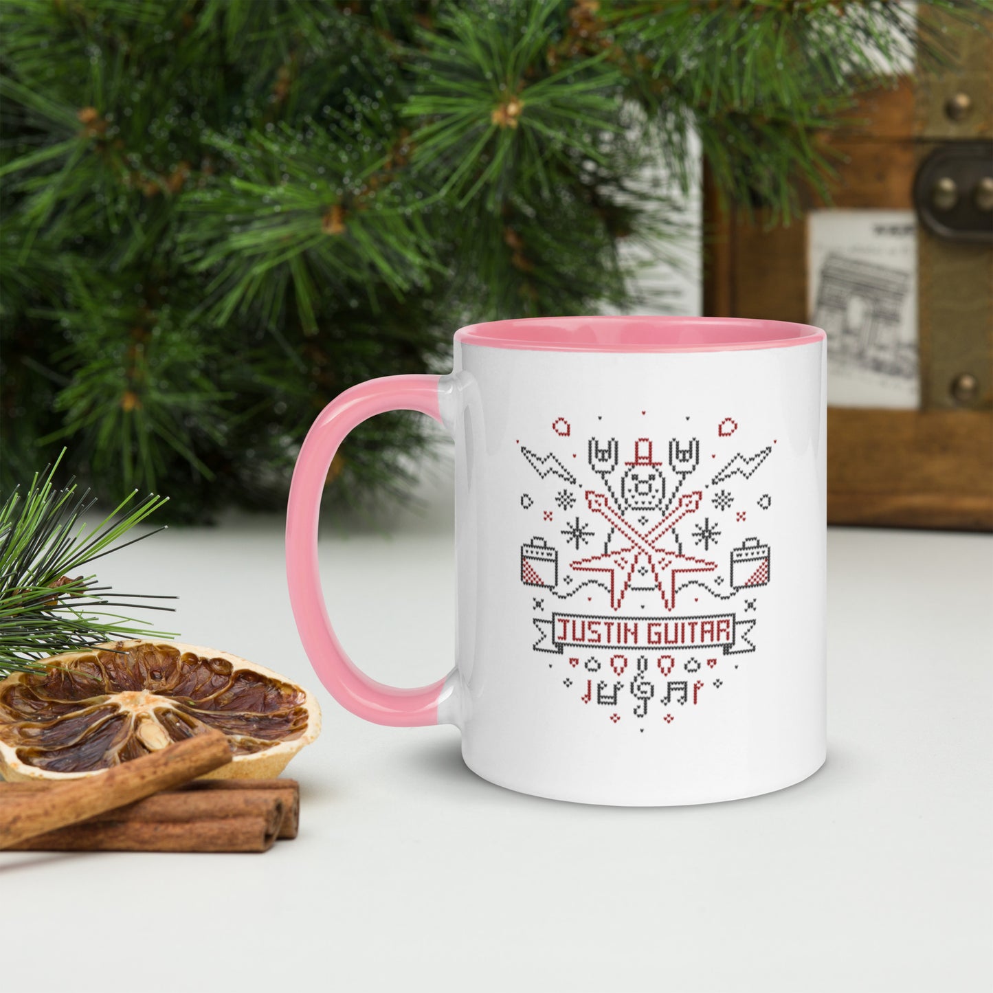 Holiday Collection Guitar Mug
