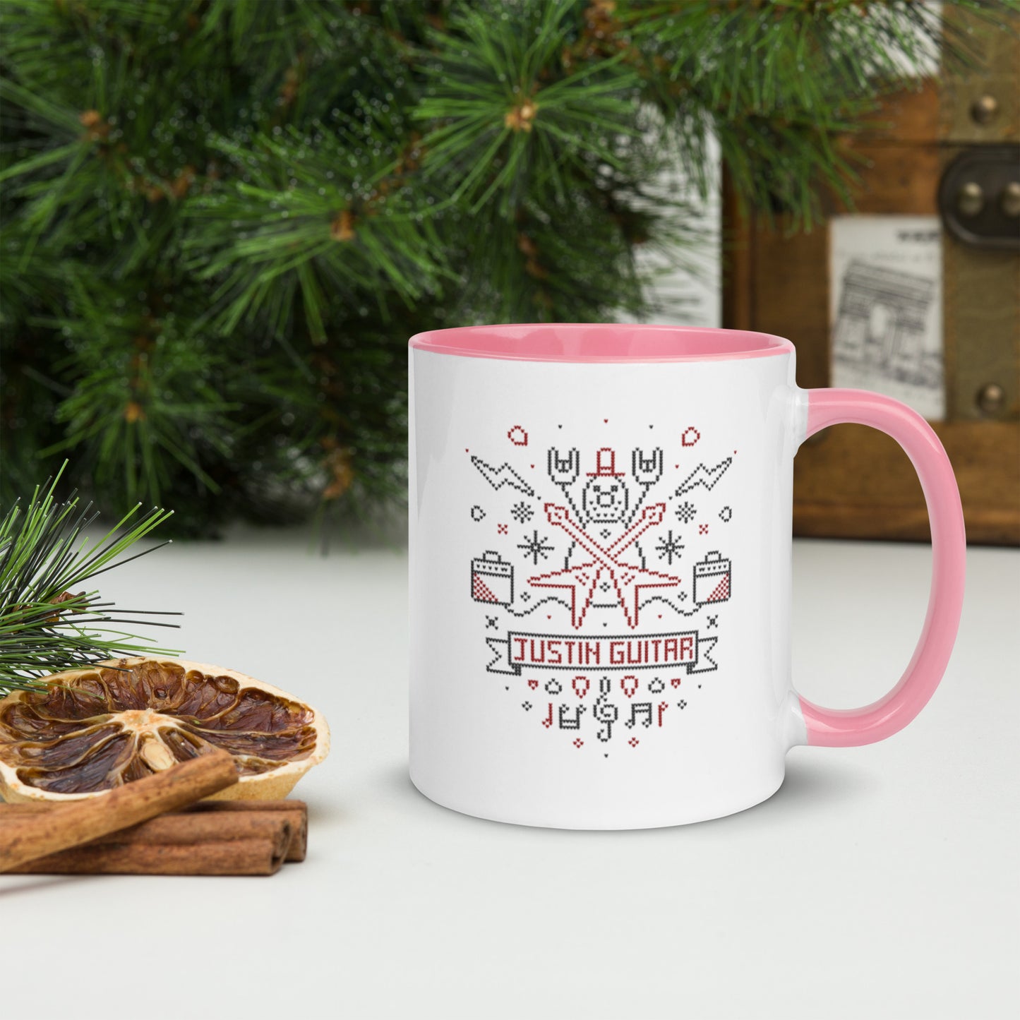 Holiday Collection Guitar Mug