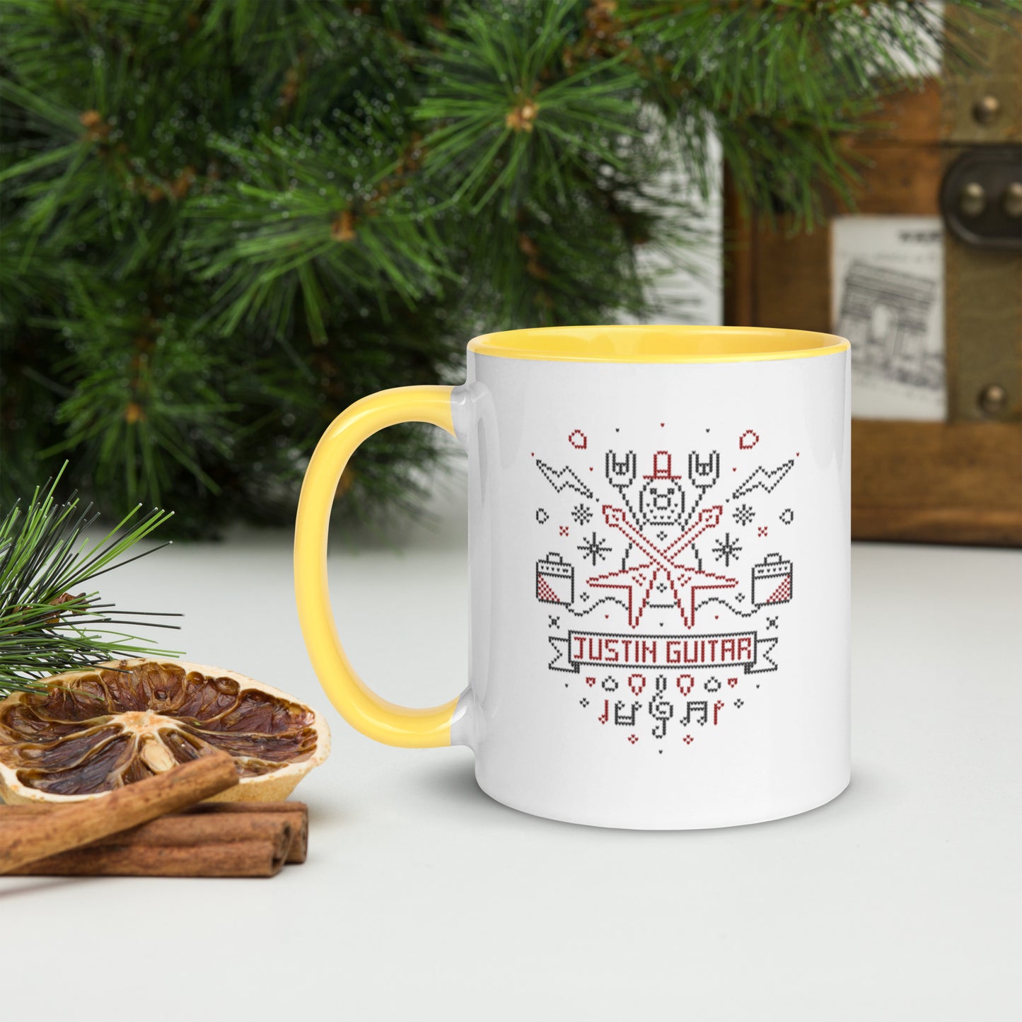 Holiday Collection Guitar Mug