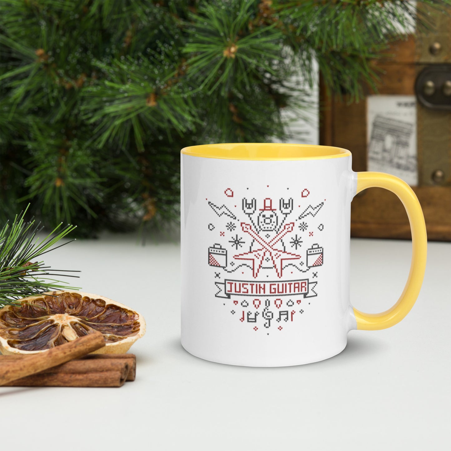 Holiday Collection Guitar Mug
