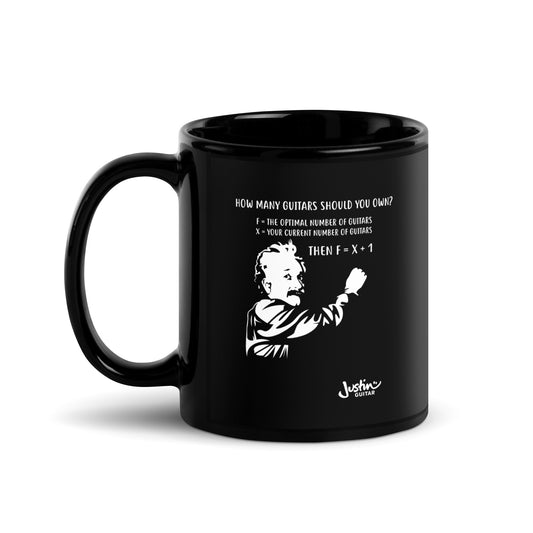 Einstein Guitar Equation | Black Mug