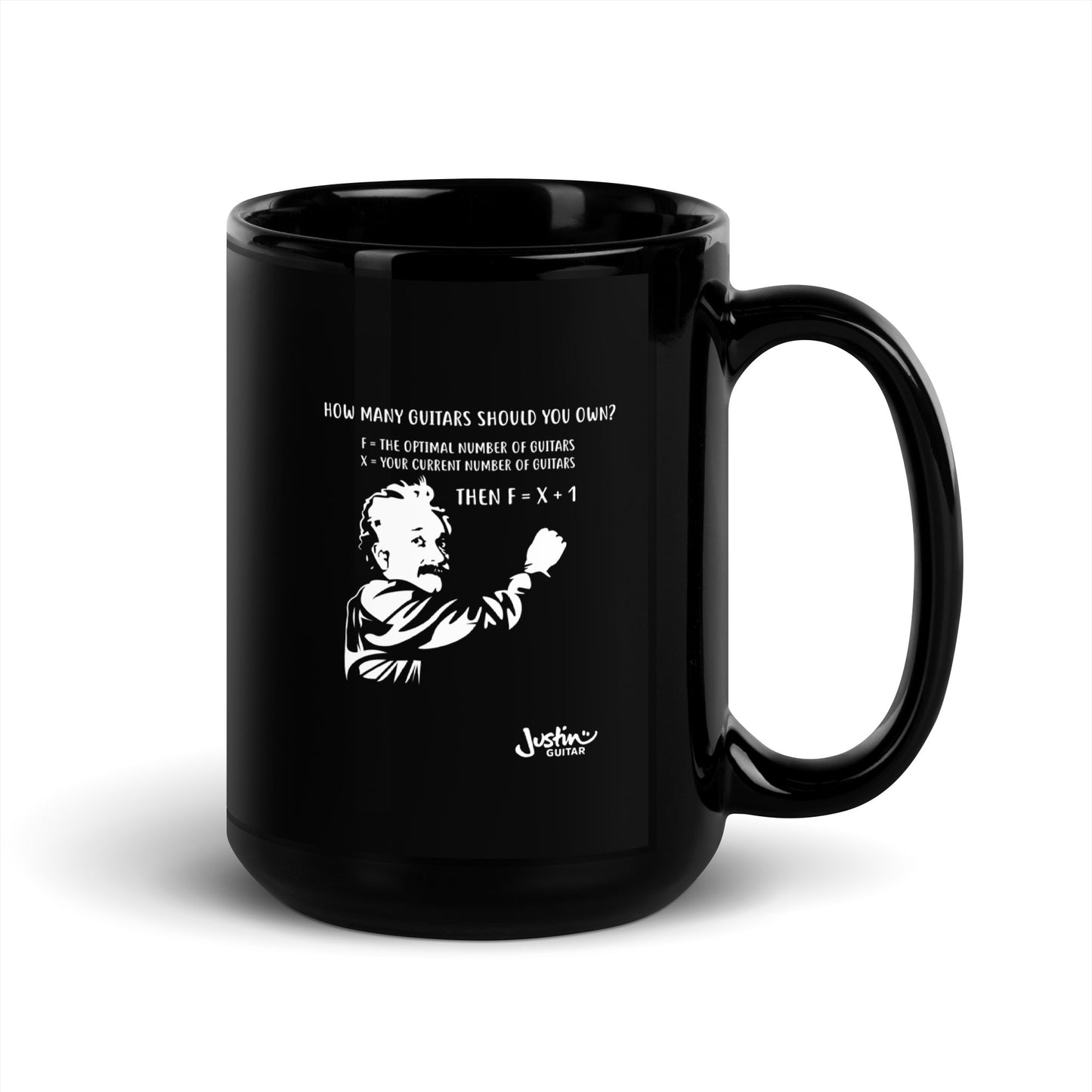 Einstein Guitar Equation - Black Mug