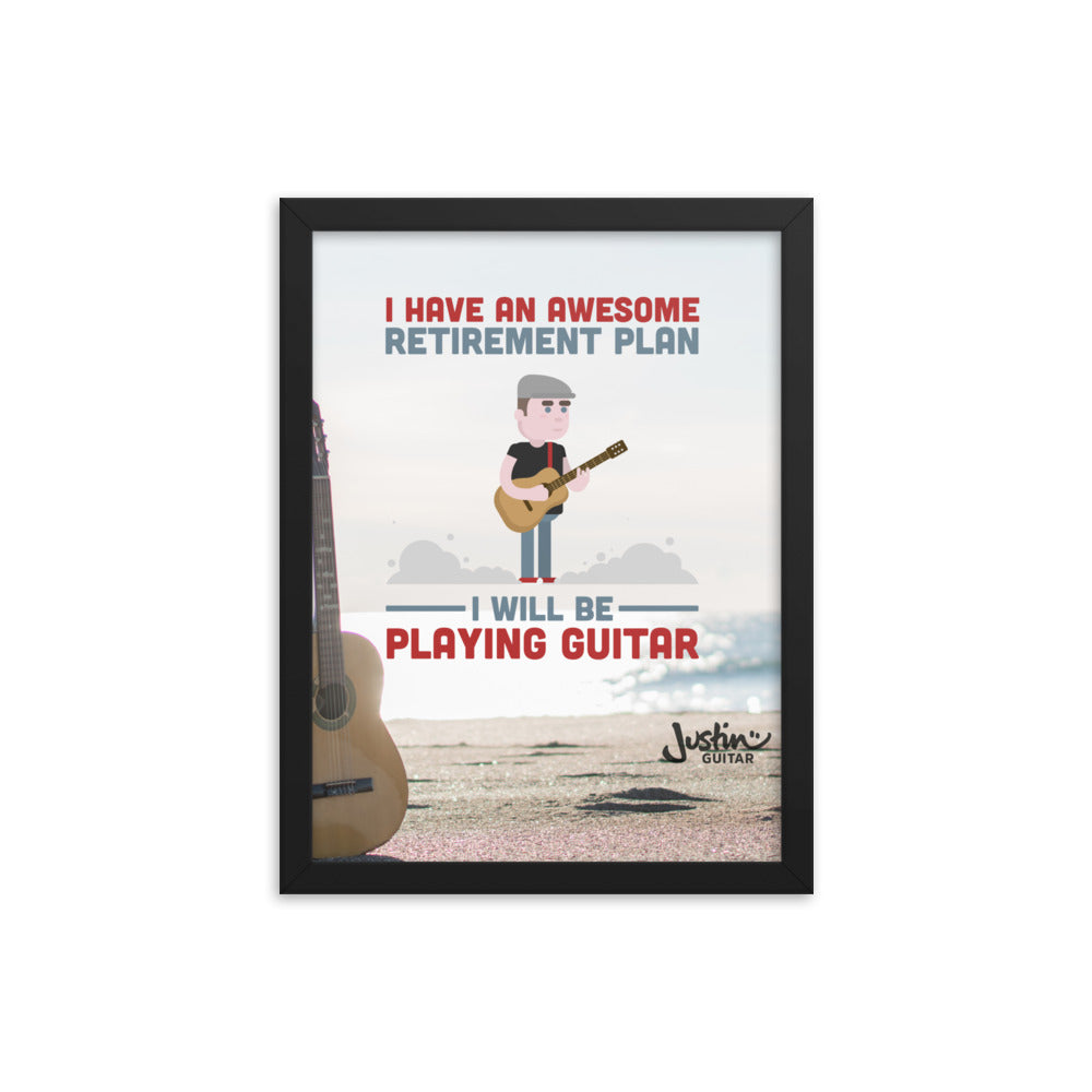 Retirement Plan | Framed poster