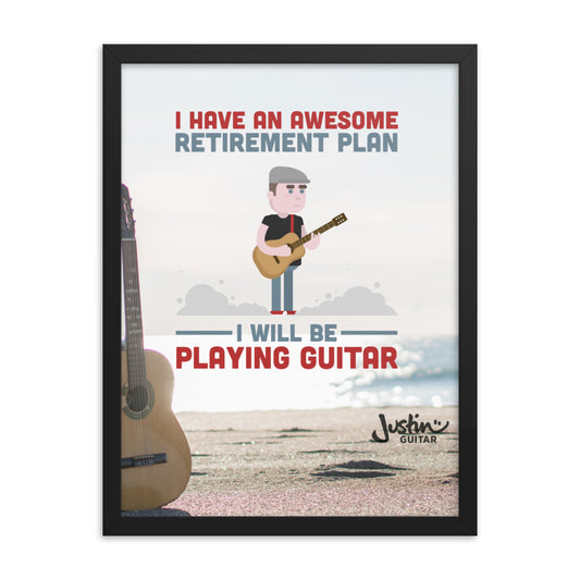 Retirement Plan | Framed poster