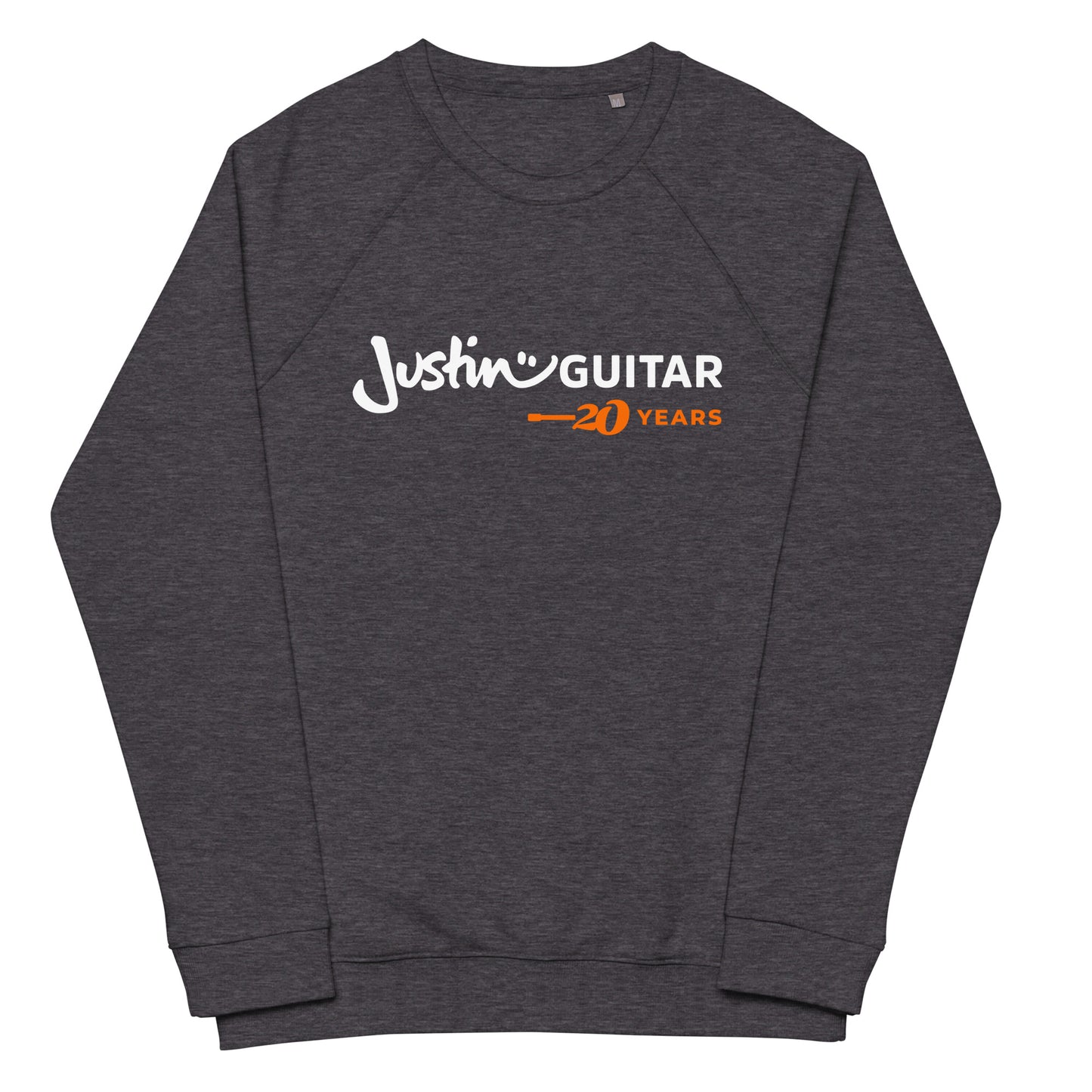 JustinGuitar 20 Years | Limited Edition Unisex Organic Raglan Sweatshirt