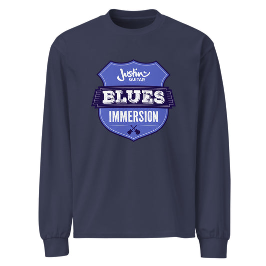 Blues Immersion - Class 1 Premium Unisex Heavyweight Long-Sleeve Shirt