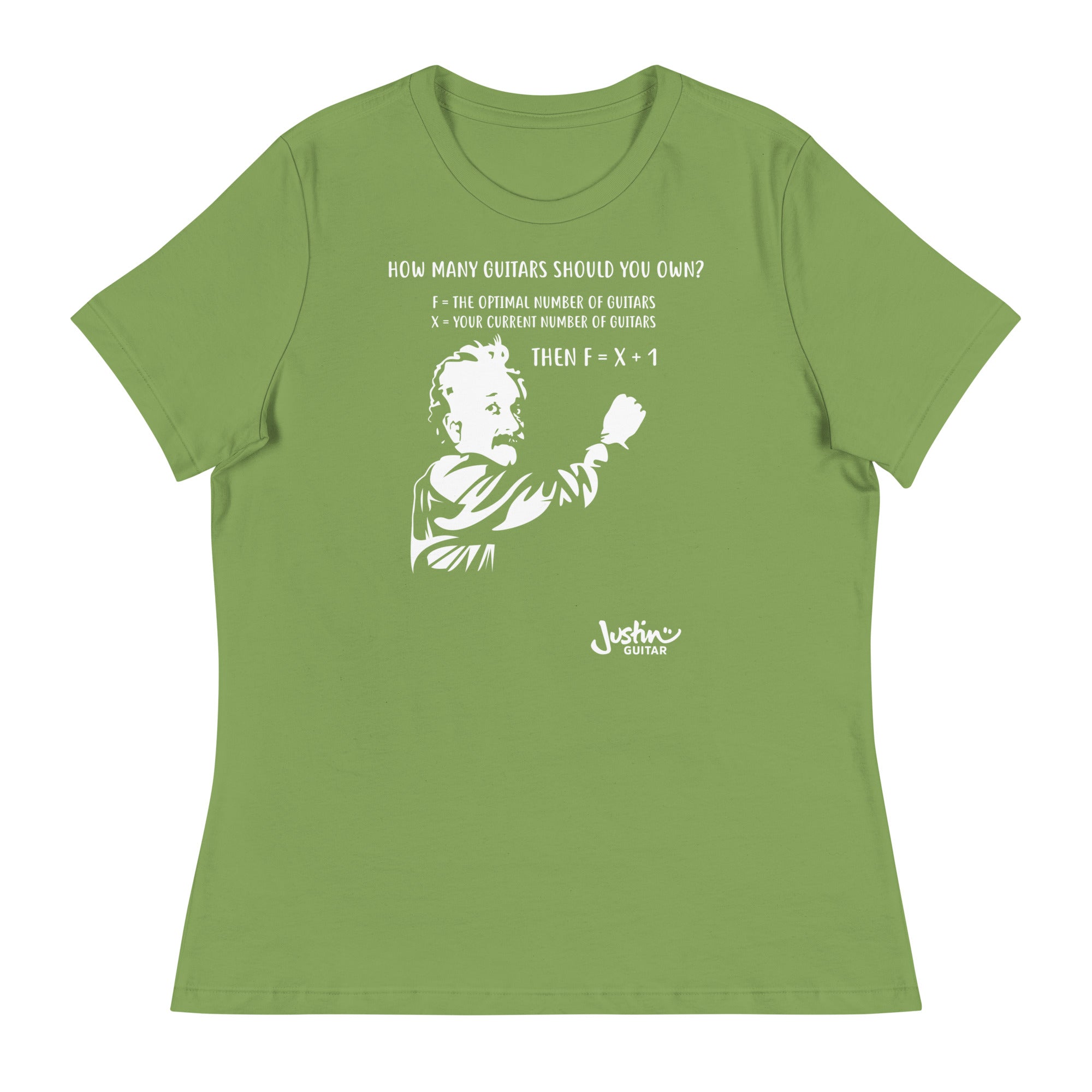 Einstein Guitar Equation | Women's Relaxed T-Shirt – JustinGuitar Merch ...