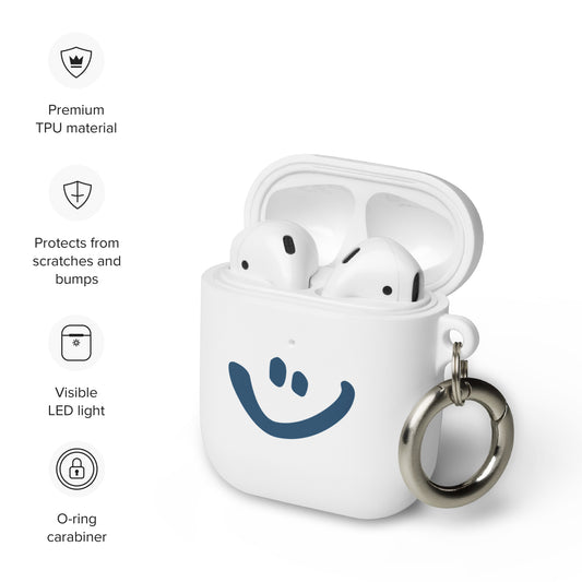 JustinGuitar AirPods Case - Blue Smile :)