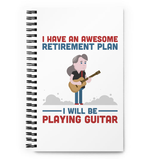 Women's Retirement Plan Spiral Notebook