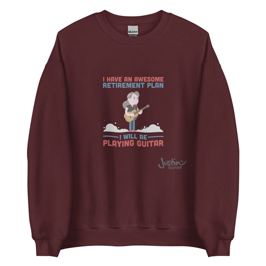 Women's Retirement Plan Guitar | Unisex Sweatshirt