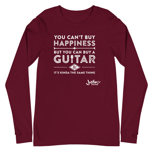 Happiness is Guitars | Unisex Long Sleeve T-Shirt