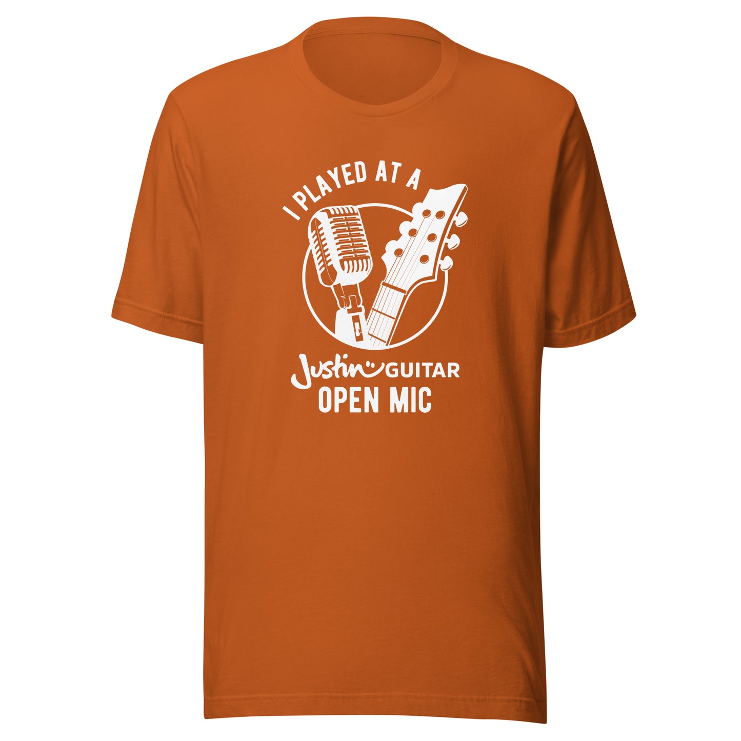 JustinGuitar Open Mic - Performers | Unisex T-shirt