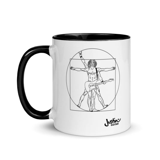 Da Vinci Guitar | Color Inside Mug