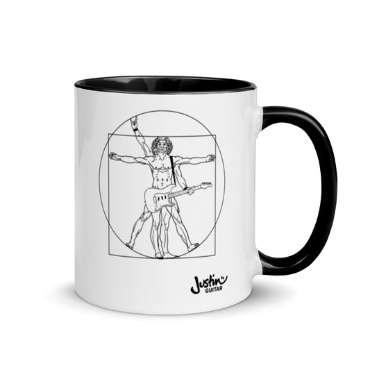 Da Vinci Guitar | Color Inside Mug