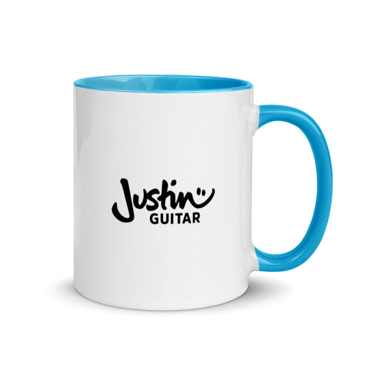 JustinGuitar Logo | Color Inside Mug