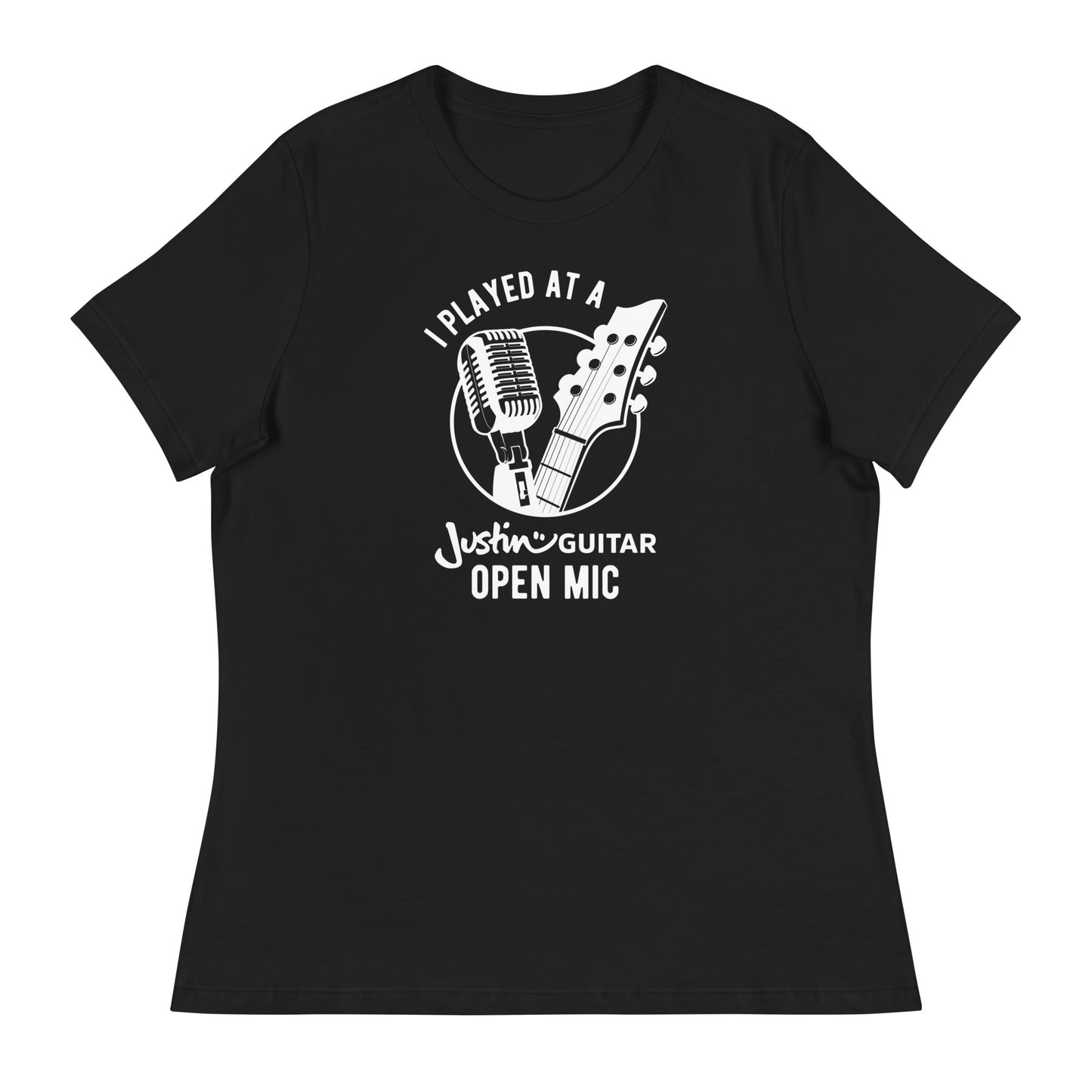 JustinGuitar Open Mic - Performers | Women's Relaxed T-Shirt